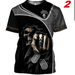 Death Skull Hood Black T-shirt